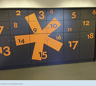 Messecounter, Profilbuchstaben