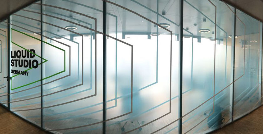 Glasdekorfolie, Dekorfolie für Konferenzraum