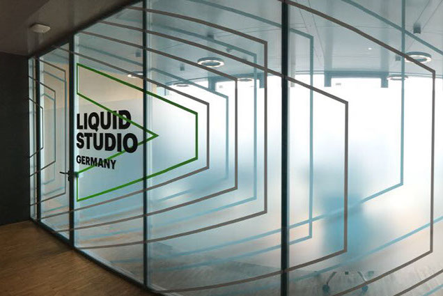 Glasdekorfolie, Dekorfolie für Konferenzraum