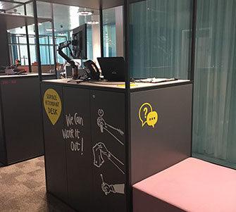 Messecounter, Profilbuchstaben