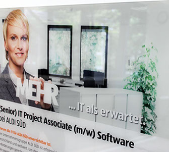 Bedruckte Acrylglastafel, Acrylglasdruck, Plexiglas bedruckt, Glasdruck