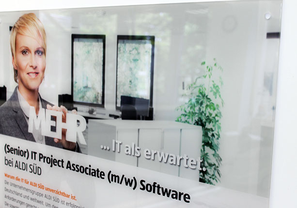 Bedruckte Acrylglastafel, Acrylglasdruck, Plexiglas bedruckt, Glasdruck