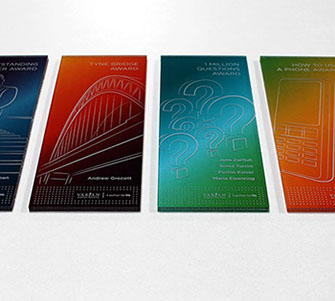 Bedruckte Acrylglastafeln, Plexiglasdruck, Awards aus Plexiglas, Druck für Plexi