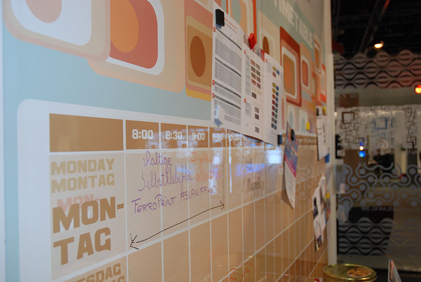 Glasdekorfolie, Dekorfolie für Konferenzraum