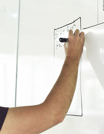 Glasdekorfolie, Dekorfolie für Konferenzraum