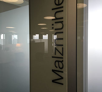 Messecounter, Profilbuchstaben