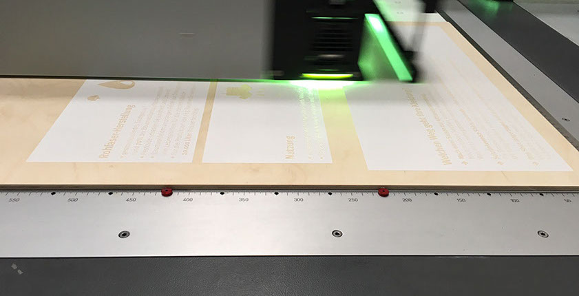 UV-Direktdruck, wasserfest, Plattendruck