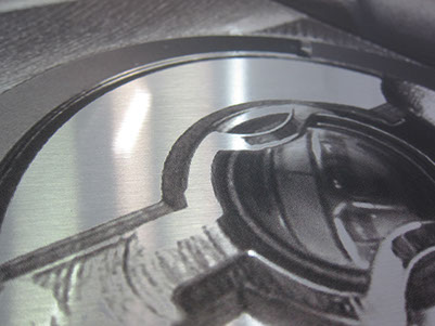 Druck auf Aluminiumplatte, Aludruck