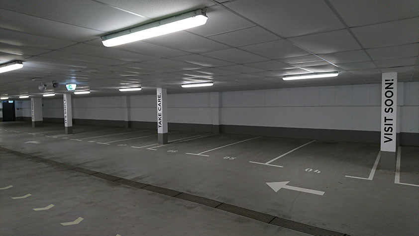 Messecounter, Profilbuchstaben