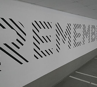 Messecounter, Profilbuchstaben