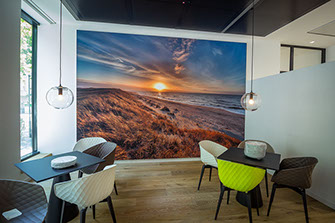 Slimbox, Lightbox, Stoffdruck, Durchleuchtung, slimframe, Digitaldruck Stoffdruck, Akustikrahmen