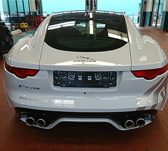 Jaguar F-Type, Beschriftung, F-Type Folierung