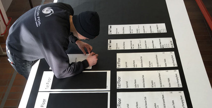 Folienplot, Folienbeschriftung, Plotterfolien, Folienplotts