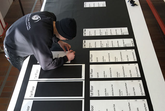 Folienplot, Folienbeschriftung, Plotterfolien, Folienplotts