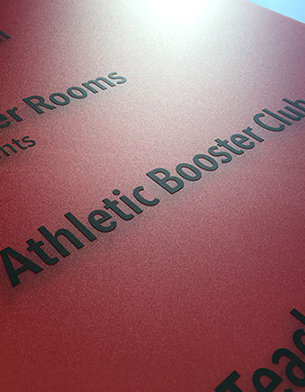 Aufkleber aus Folie, Beschriftung, Buchstaben Aufkleber