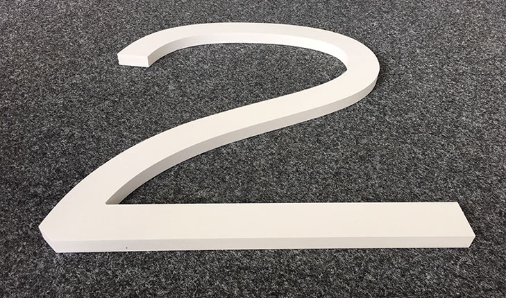 Konturschnitt, 3D Buchstaben, 3d zahlen, fräsbuchstaben, dekupierte Buchstaben