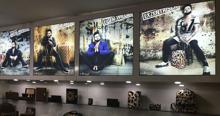 Backlight Poster, Lightframe Poster, durchleuchtbare Posterdrucke, Slimframes, Leuchtkastendrucke