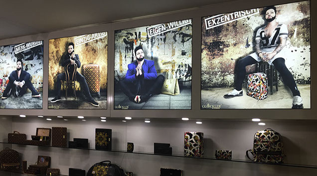 Backlight Poster, Lightframe Poster, durchleuchtbare Posterdrucke, Slimframes, Leuchtkastendrucke