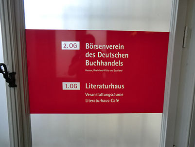 Beschilderung, Werbeschild, Firmenschild, Türschild