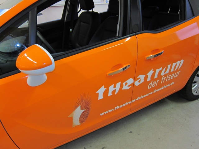 car wrapping, Autoaufkleber, Fahrzeugfolierung