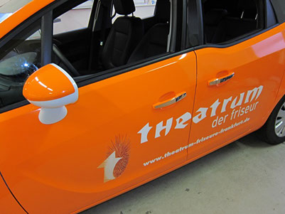 car wrapping, Autoaufkleber, Fahrzeugfolierung